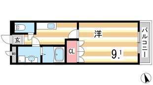 レジデンスE＆Rの物件間取画像